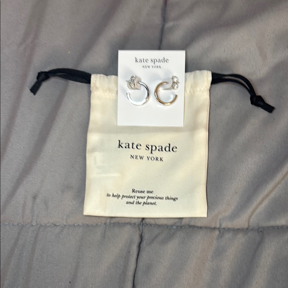 Kate Spade Silver Knot Earrings